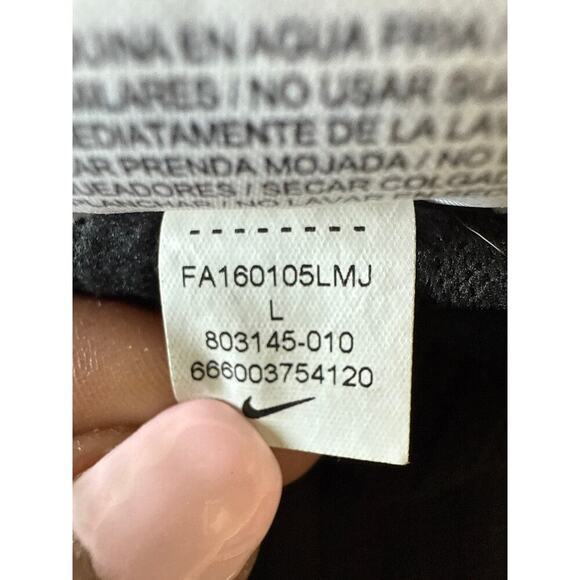 Nike Pro Dri Fit Long Sleeve Pullover 1/4 Zip Long Sleeve Activewear Womens L - Picture 9 of 12